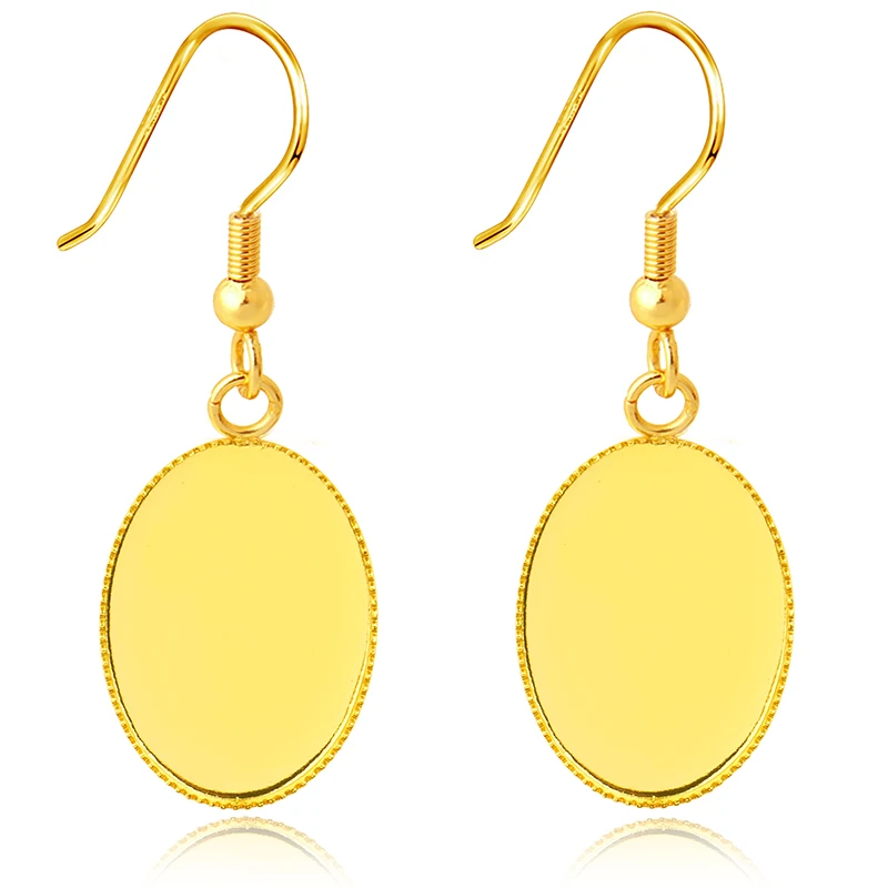 10 шт./лот серьги из нержавеющей стали ушной крючок кабошон пустая основа подходит