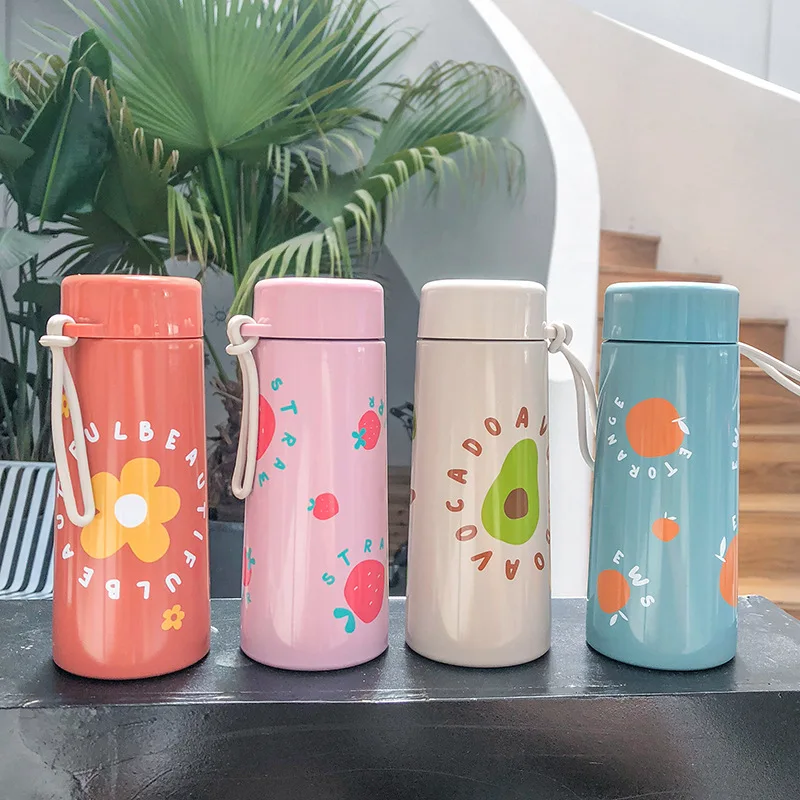 Зимний мультяшный термос FUNBAKY Термокружка Из Нержавеющей Стали с милым рисунком