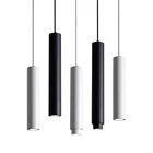 Светодиодный подвесной светильник цилиндрической формы с переменным фокусным расстоянием Точечный светильник COB Потолочные светильники 7 Вт, 12 Вт, 15 Вт, 20 Вт, хит продаж повесить лампа столоваяГостиная, ручной стержень, для кафе, для падение светильник