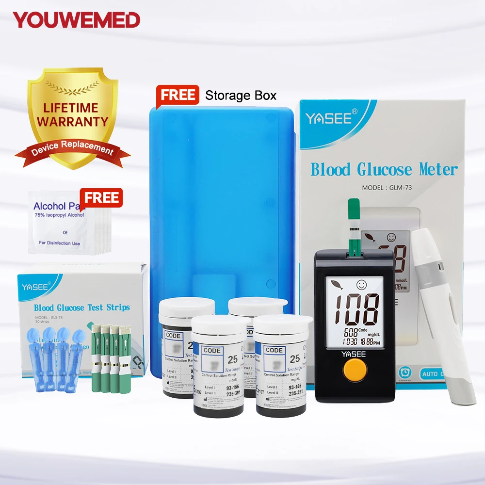 

Медицинский глюкометр мг/дл, прибор для обнаружения диабета и тест-полоски для диабетиков, забота о здоровье