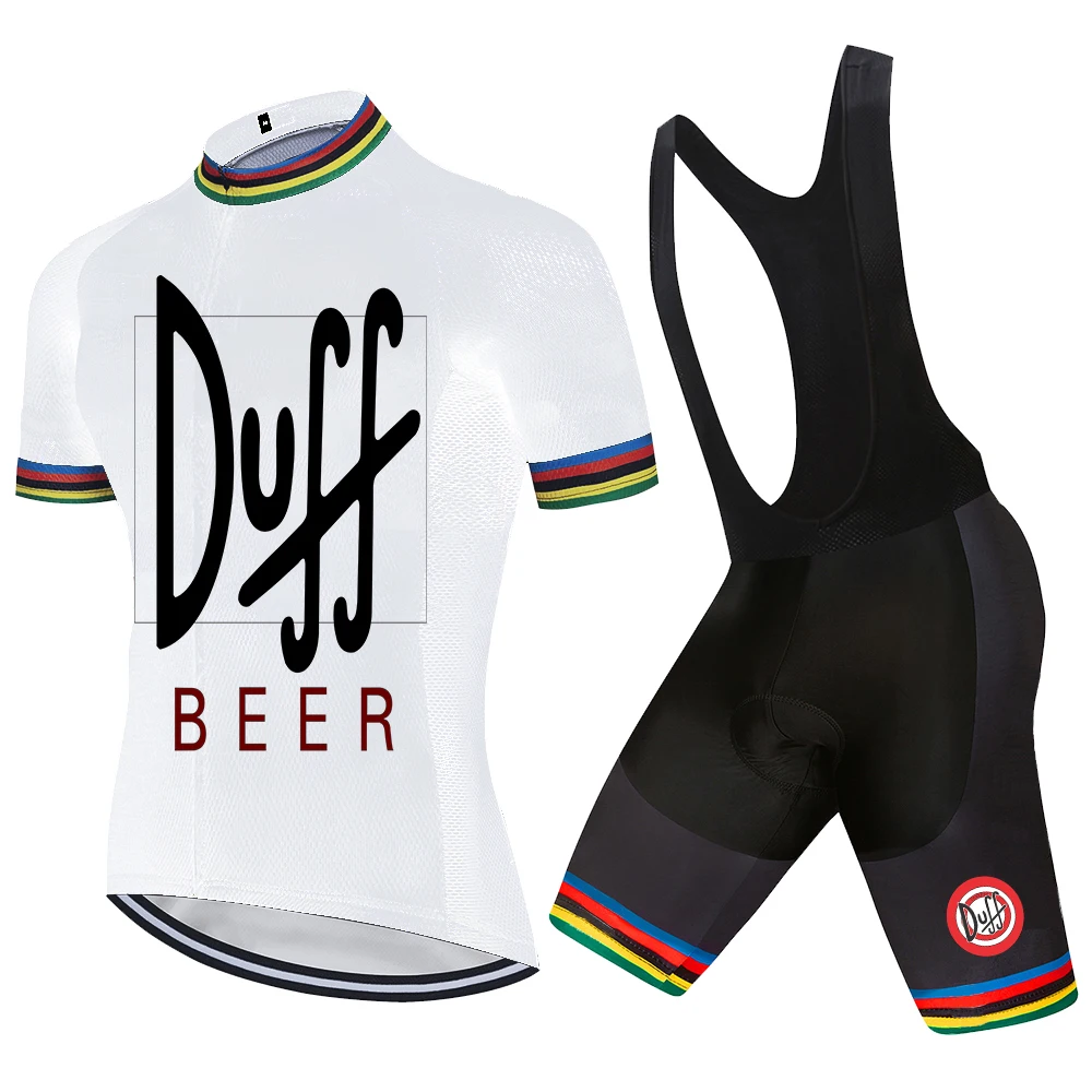 2020 команда DUFF BEER PRO Велоспорт Джерси 9D гелевые велосипедные шорты Костюм MTB Ropa