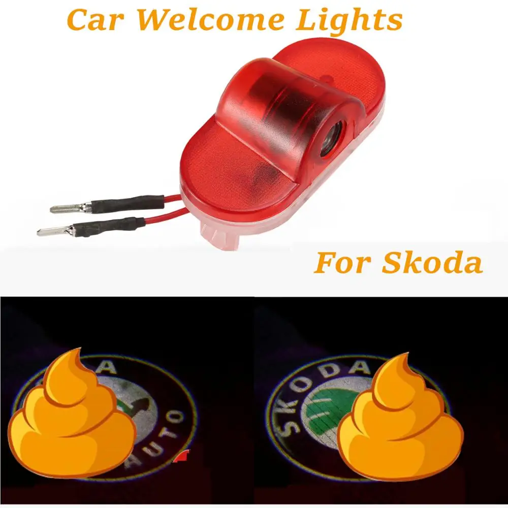 2 шт подсветка дверей автомобиля дверь Добро пожаловать свет специальный