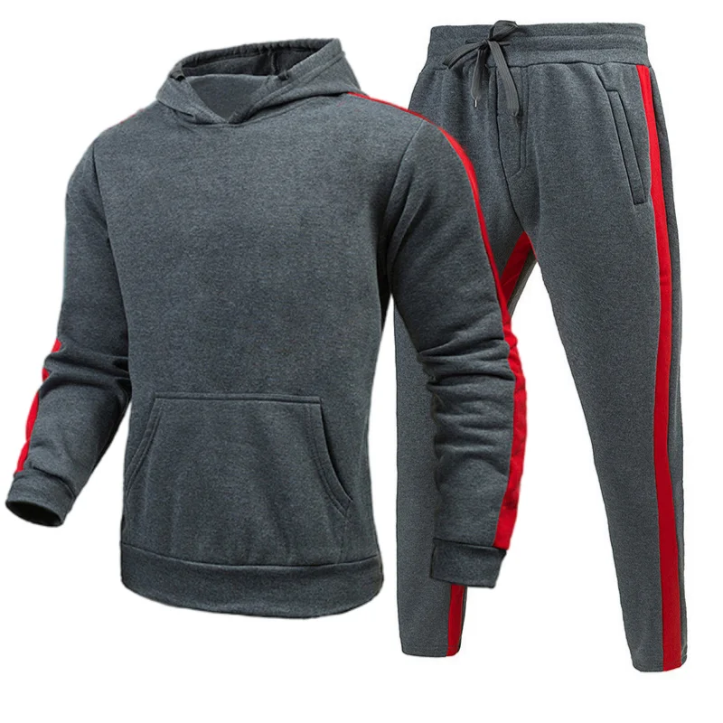 

Article Spell Clothing Men's Fashion Tracksuit Casual sportsuits Hoodies sweatsuits Sweatshirts Sportswear 23 Coat+Pant Men Set