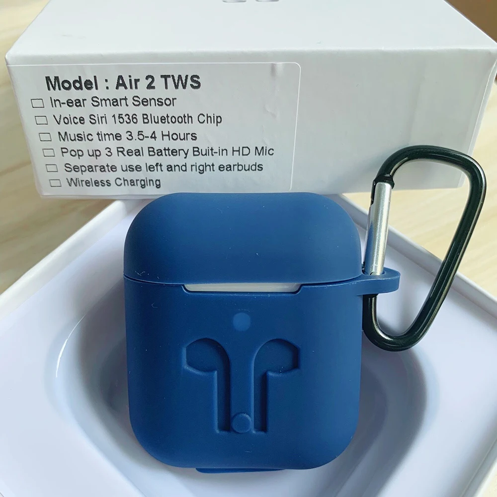 Новинка Air 2 Bluetooth наушники 1536d чип в ухо Windows Беспроводной Searphone для iPhone гарнитура 2 поколения i30 i60 i500 TWS
