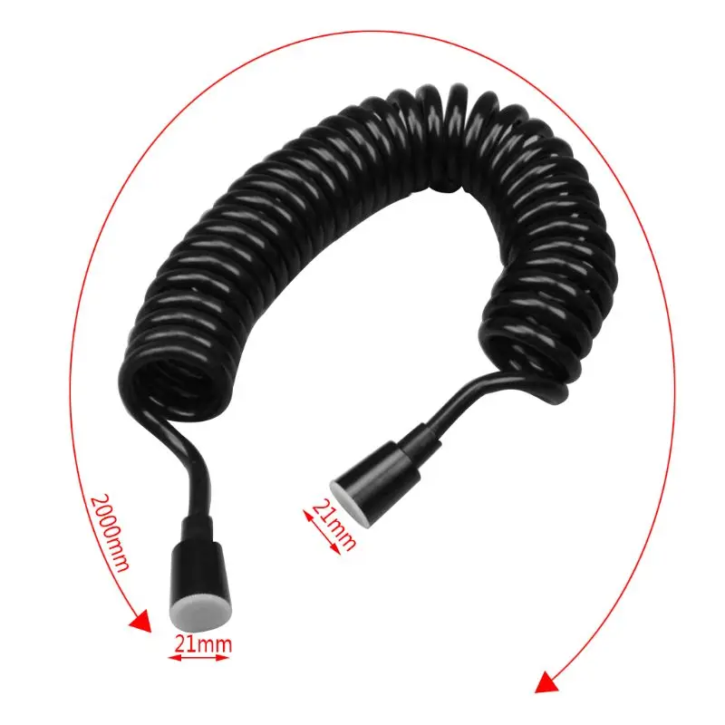 

200cm Flexible Spring Shower Hose Water Plumbing Gun Connect Pipe Line Style For Toilet Bidet Sprayer