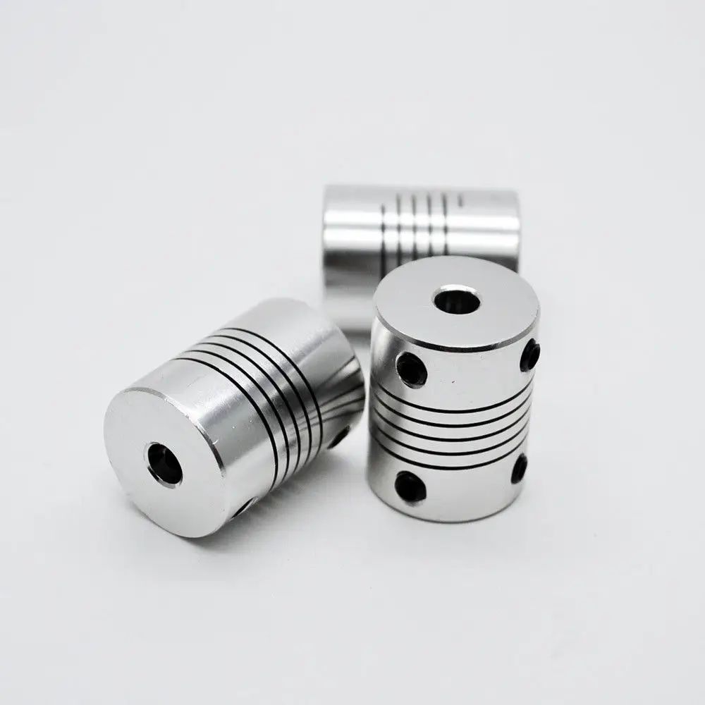 

D19L25 5x8 CNC Motor Jaw Shaft Coupler 5 8 6.35mm 7mm 8mm Flexible Coupling 19x25mm Stepper Motor Coupler Encoders Machine