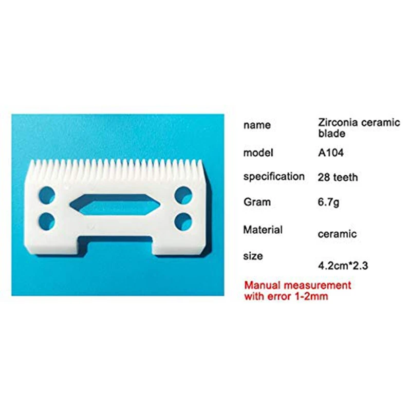 Новинка 5 шт. 28 зубцов циркония Керамический клипер лезвие для Wahl Senior