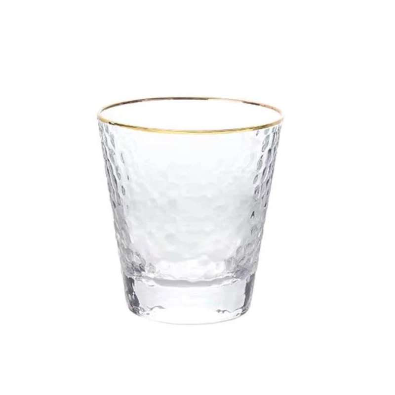 

Glass Cup Gold Edge Coffee Mug Milk Glass Heat-resistant Tea Juice Cup Whiskey Glass Cups Drinking Glasses Beer Wine Glass