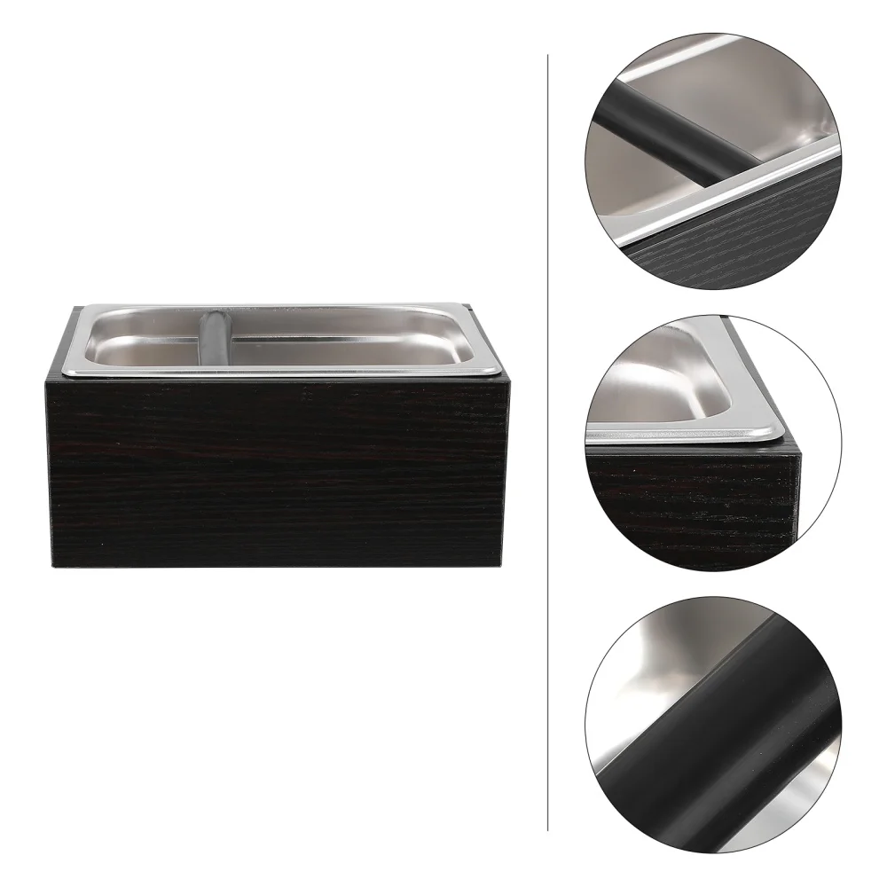 

Coffee Knock Box Detachable Espresso Dump Bin Practical Coffee Powder Dustbin