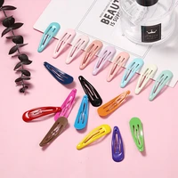 10pcslot new cute colorful waterdrop shape hairpins foe women sweet hair clips barrettes slid clip fashion hair accessories