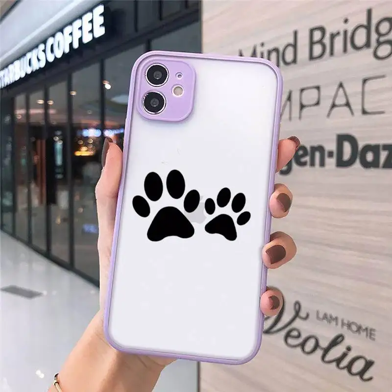 

Clouds Sky air Ticket Phone Case For iPhone 12 11 Mini Pro XR XS Max 7 8 Plus X Matte transparent Purple Cover