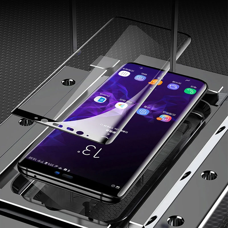 Стекло с полным покрытием для Samsung S21 Ultra S20 S10 S9 S8 Plus S10E пленка экрана Note 20 10 9 8