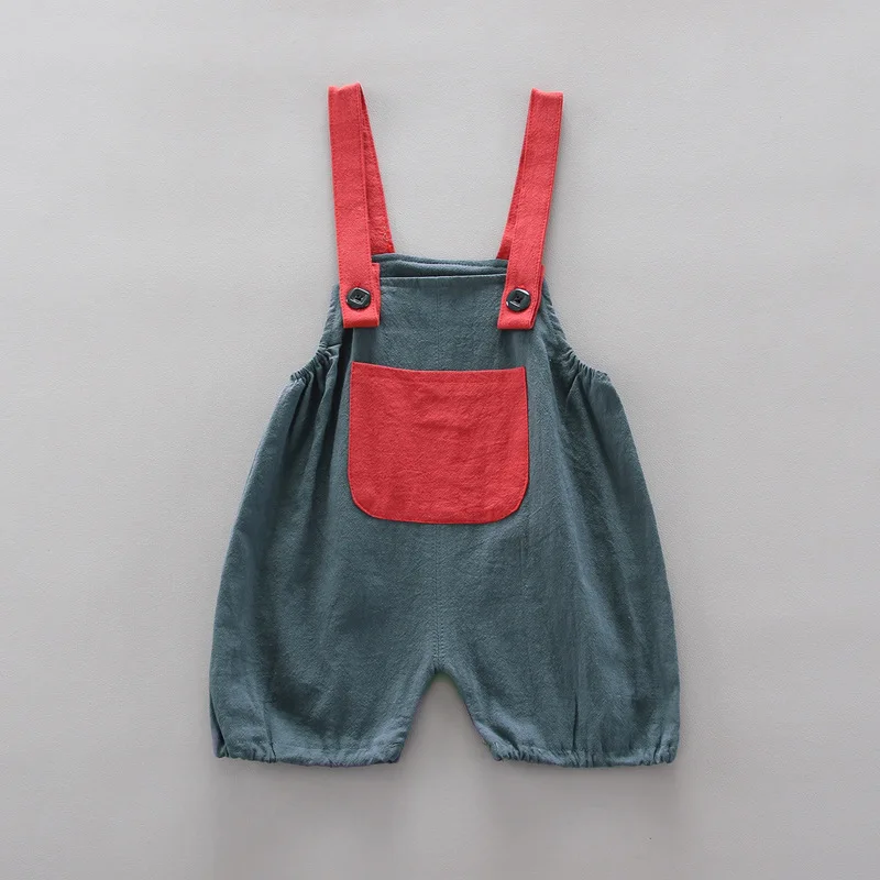 

New Summer Infant Clothing Suits Kids Boys and Girls Cotton Tracksuit Cute Cartoon T-shirt+Overalls Baby Toddler Casual Clothes