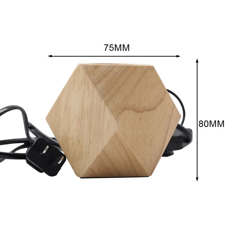 Современная настольная лампа E27 деревянная украшение для дома спальни гостиной