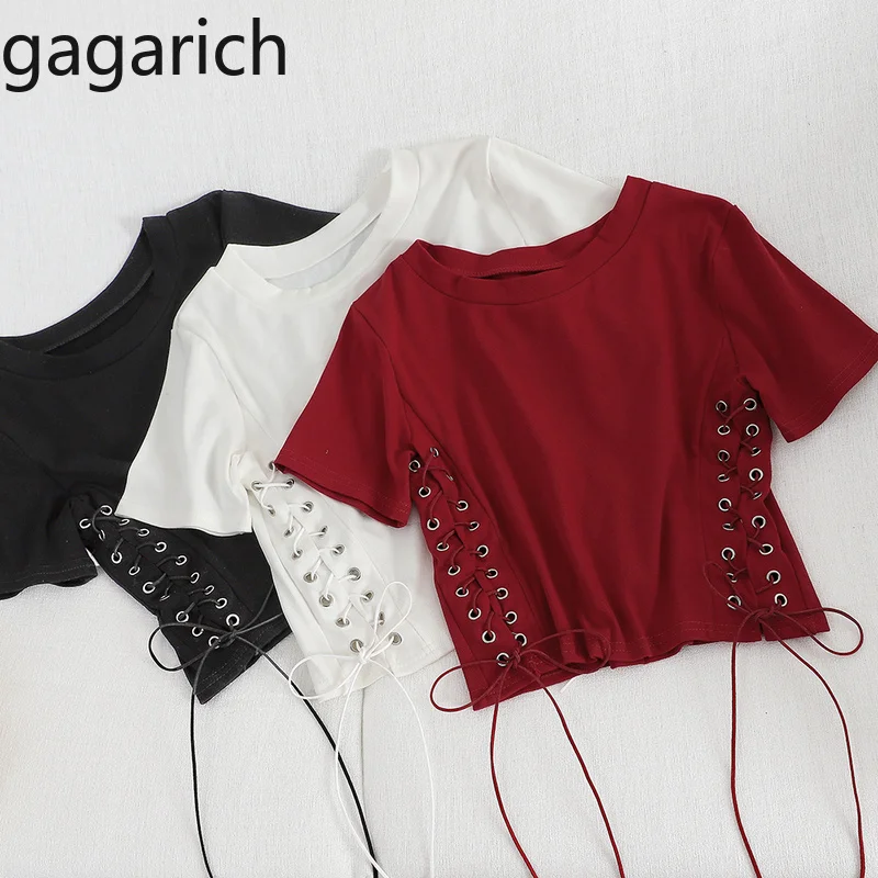 Женские футболки с коротким рукавом и круглым вырезом Gagarich Новинка лета