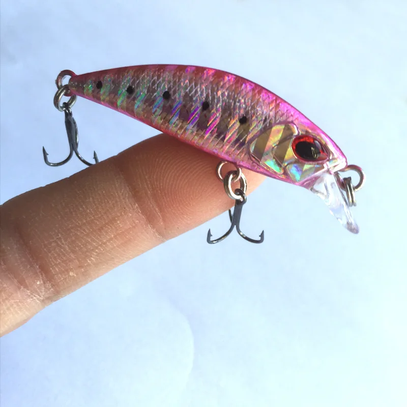 

Mini 5cm/4g Minnow Lures Long Shot Hard Goods For Fishing Topwater Swimbait Sea River Shad Wobbler For Trolling Squid Fish Lure