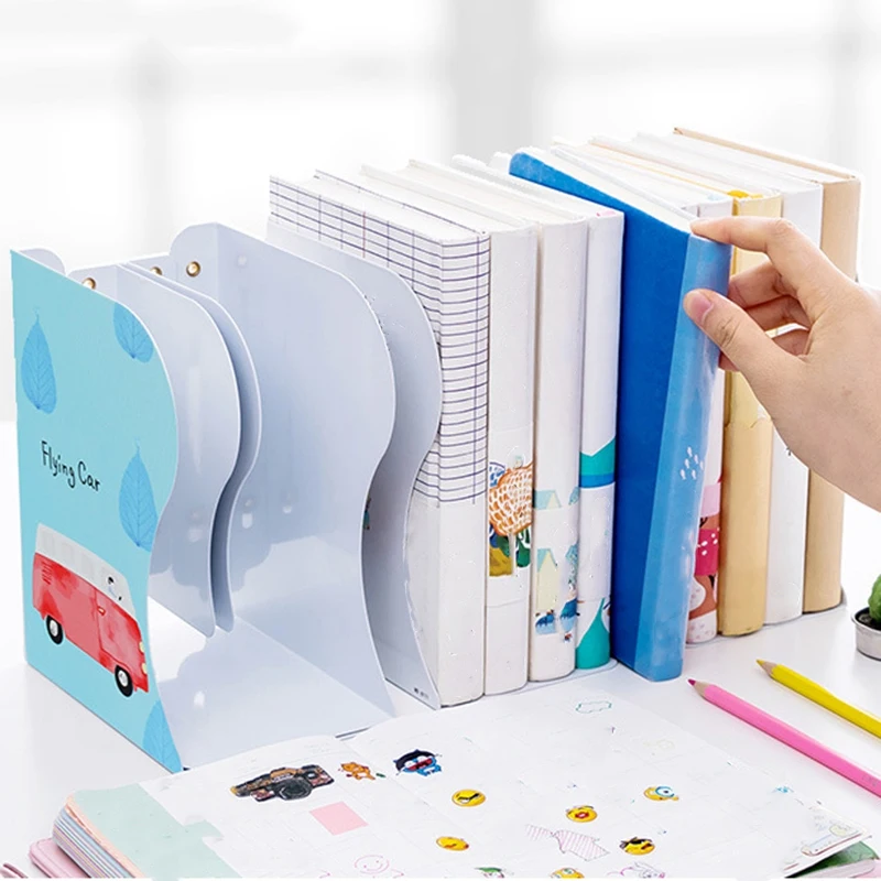 1 шт. Kawaii металлическая настольная книга выдвижной держатель книжного блока