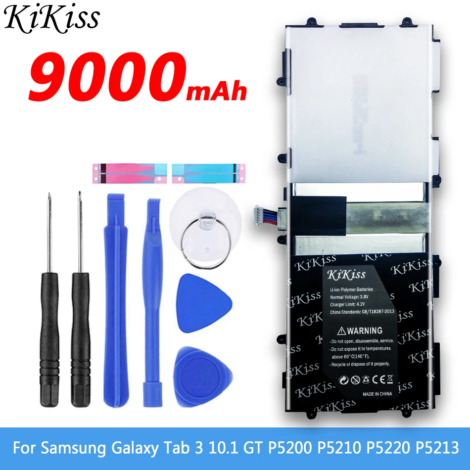 Литий ионный полимерный аккумулятор большой емкости для Samsung Galaxy Tab 3 9000 GT P5200 P5210