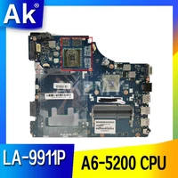 akemy vawga gb la 9911p for lenovo ideapad g405 14 inch laptop motherboard hd 8500 r3 a6 5200 cpu ddr3