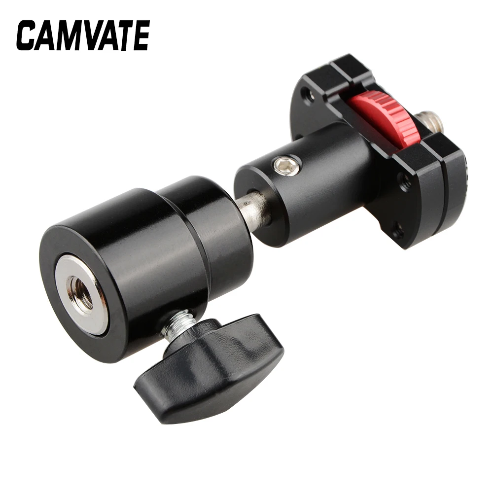 CAMVATE 1/4 " 20 вращающаяся на 360 ° быстросъемная шариковая головка микро стержень