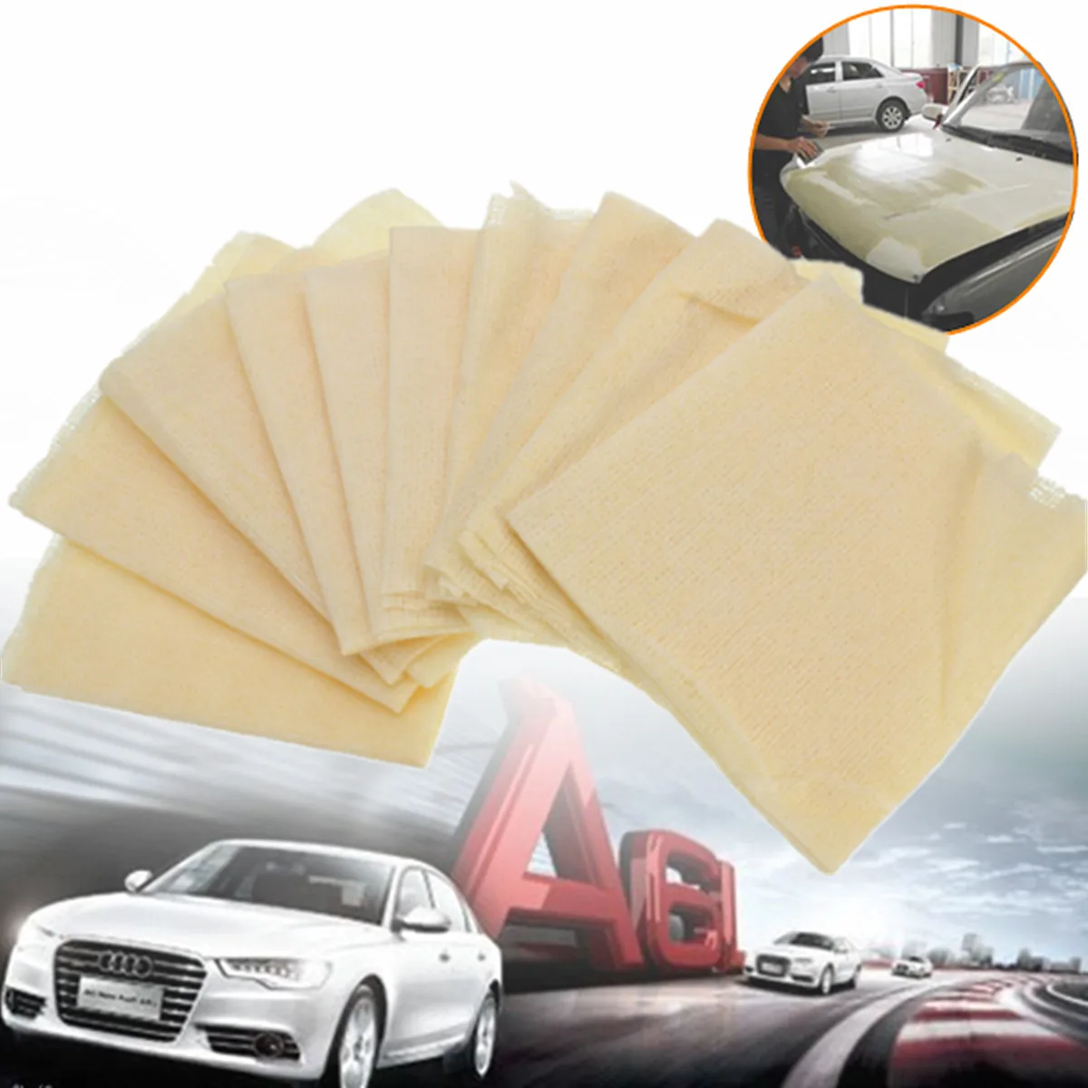 Rags Automotive Paint Body Shop Sticky Dust Cleaning Cloth 3