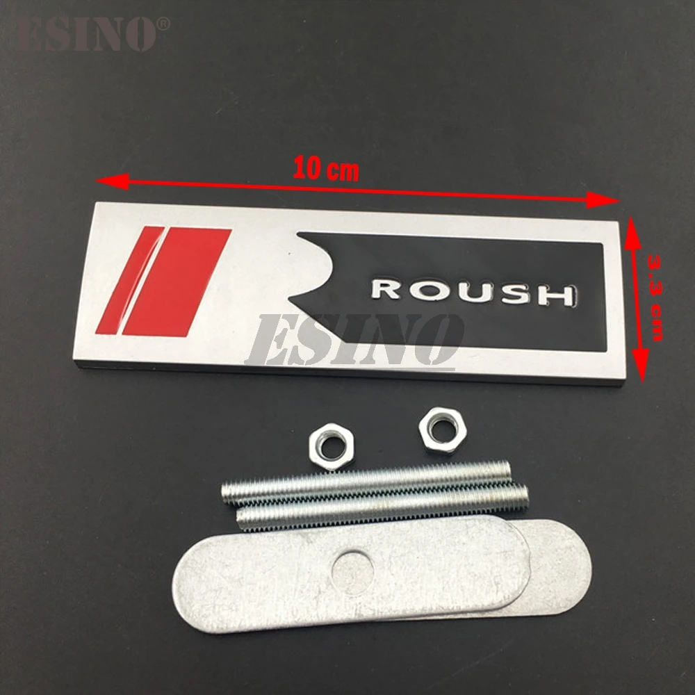 

3D Roush Performance Car Trunk Metal Alloy Grill Adhesive Badge Emblem Body Tailgate Accessories For Mustang Shelby GT GT 500
