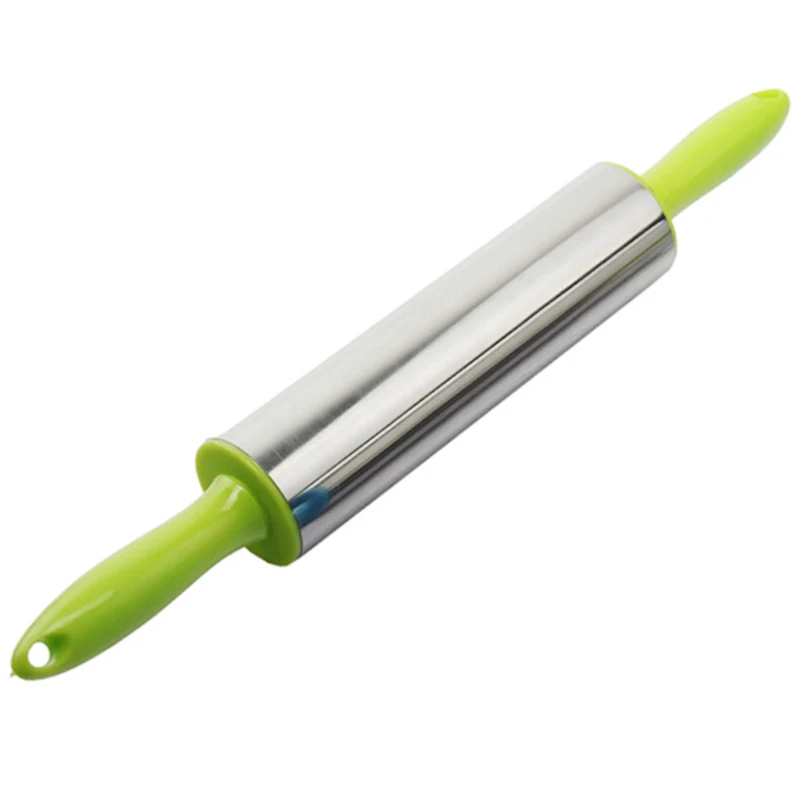 Горячая продажа 1 шт. нержавеющая сталь помадка Скалка торт украшение тесто ролик