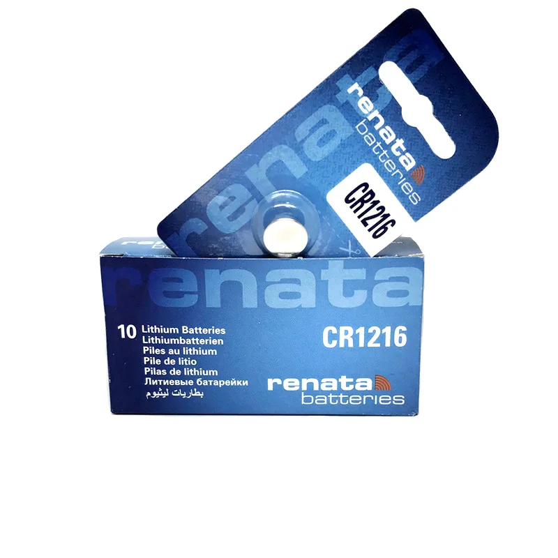 1 шт. Renata 1216 оригинальная литиевая батарея CR1216 для часов стоп светильник ла