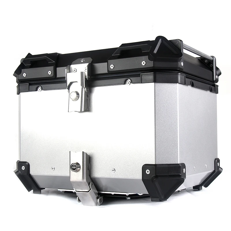 

Top box 80L 45L 55L 65L Motorcycle Aluminum Accessories Toolbox Trunk Top Tool Box Helmet Case For Yamaha kawasaki Honda Suzuki