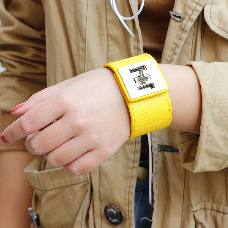 2020 новые красные белые черные желтые широкие женские регулируемые браслеты из