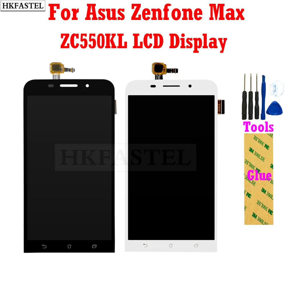 Оригинальный ЖК-дисплей HKFASTEL для ASUS Zenfone MAX ZC550KL Z010D Z010DA сенсорный экран дигитайзер