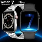 Смарт-часы IWO для мужчин и женщин, умные часы с поддержкой Bluetooth, с пульсометром, тонометром, иврит, для Apple Watch, серия 7