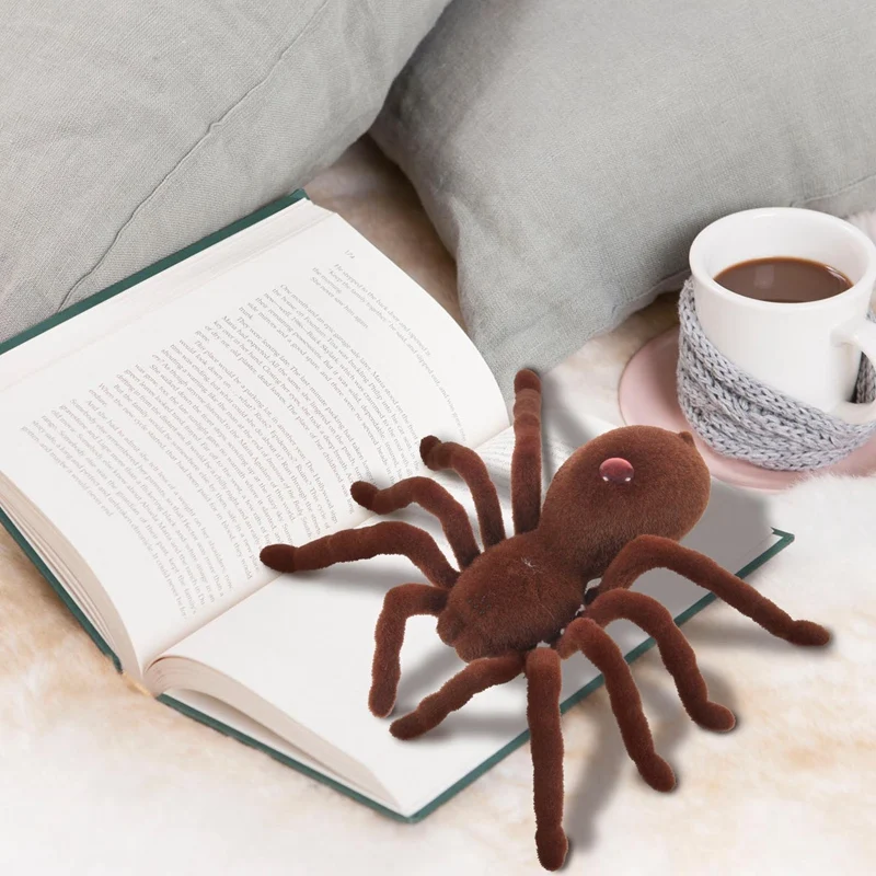 Remote Control 11inch 2CH Infrared RC Tarantula Spider Prank Toy Kid Christmas Gift | Электроника