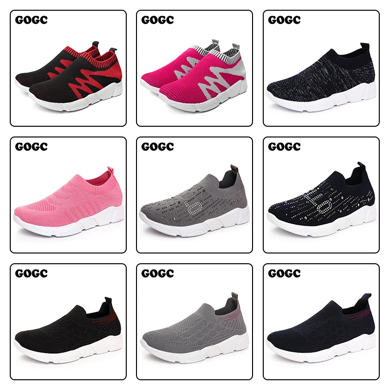 Кеды GOGC женские повседневная холщовая обувь на плоской подошве модные