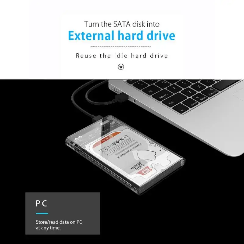 ORICO 2139U3 HDD чехол 2 5 дюймов прозрачный SATA USB 3 0 адаптер внешний жесткий диск Гбит/с 4