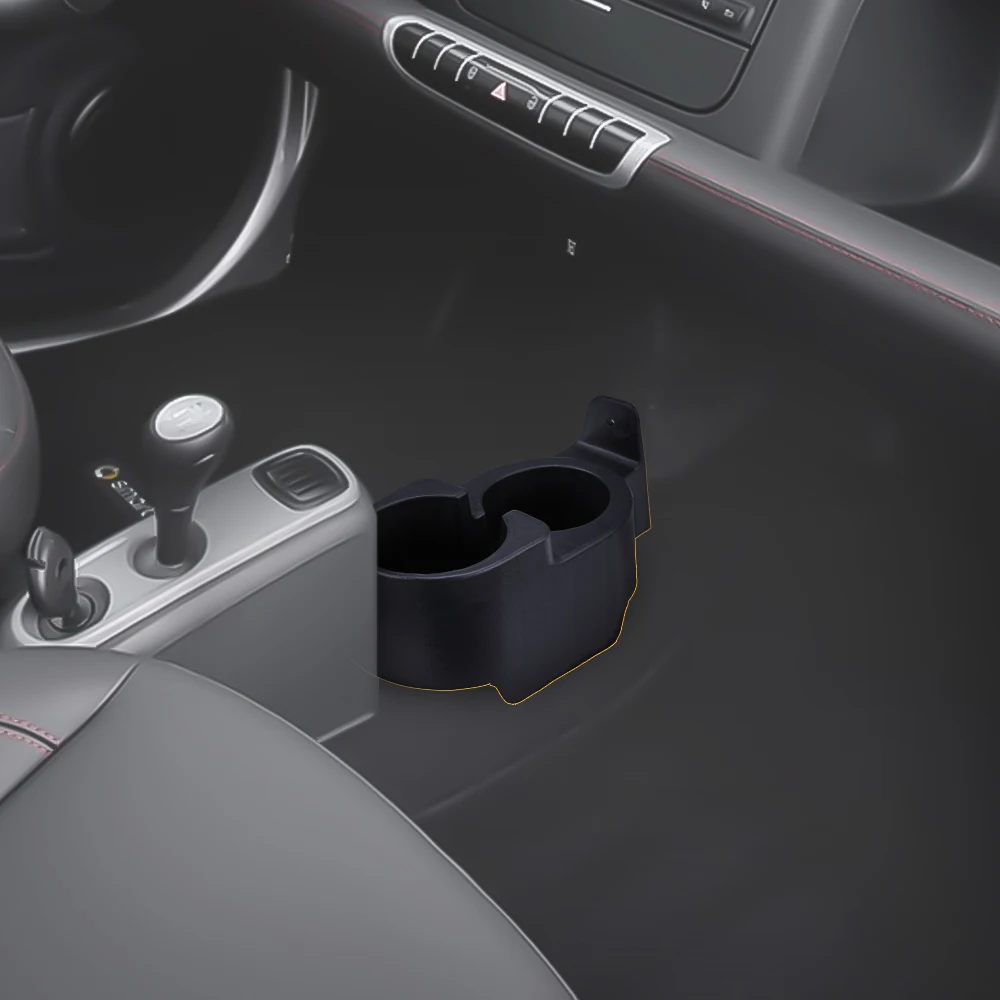 

Upgraded Car Drinks Holder Cup Mount Center Console Double Cup Holder for Smart Fortwo 451/450 1998-2015 Organizer A4518100370