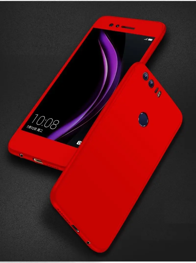 360 Degree Case with Tempered Glas for Huawei P30 P9Lite Nova 5 Cover On Honor 8 8a 9 x 9lite 9i Anti-fall Phone Cases | Мобильные