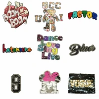 large embroidery big letter cartoon patches for clothing az 45
