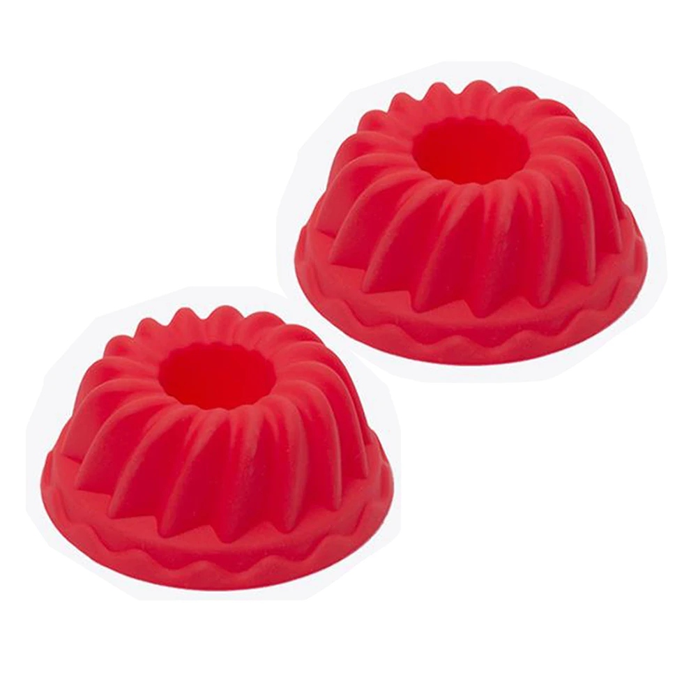 2Pcs Spiral Ring Cooking Silicone Mold Bakeware Kitchen Bread Cake Decorating Tools Fondant Sugar Craft | Дом и сад