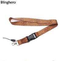 blinghero lanyard id badge holder leopard print lanyard for keys keychain whistle cool phone neck straps hang rope bh0600