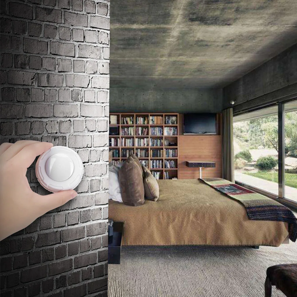 Настенный светильник с инфракрасным датчиком движения и клейкой подкладкой |