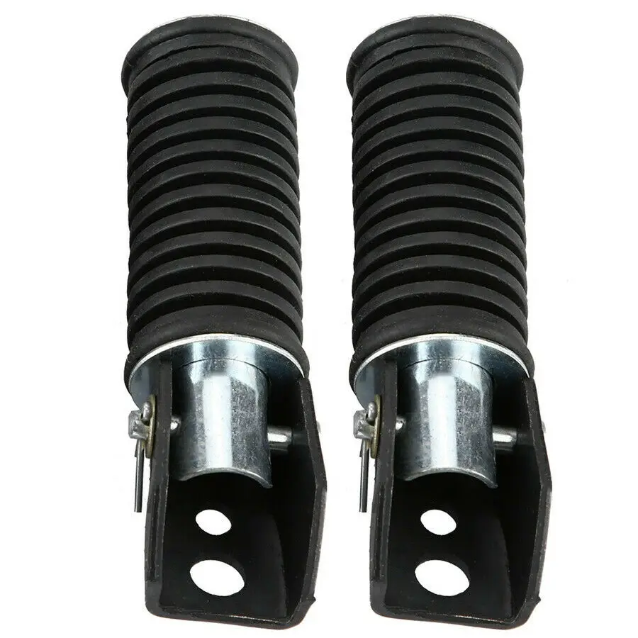 

Left & Right Front Rubber Foot Pegs Fat Easy Install Accessories Non-slip