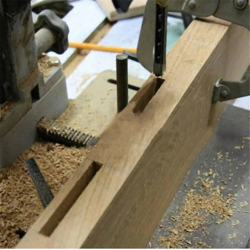 

2Pcs Woodworking Square Hole Drill Bits Wood Mortising Chisel Set Mortise Chisel Bit Kits Woodworking Hole Saw Sets