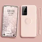 Подходит для Samsung Galaxy A51 A50 A71 A31 A12 A30 A10 S8 S9 S10 S21 Plus S20 FE, силиконовый чехол с кольцом для сиденья мобильный телефон