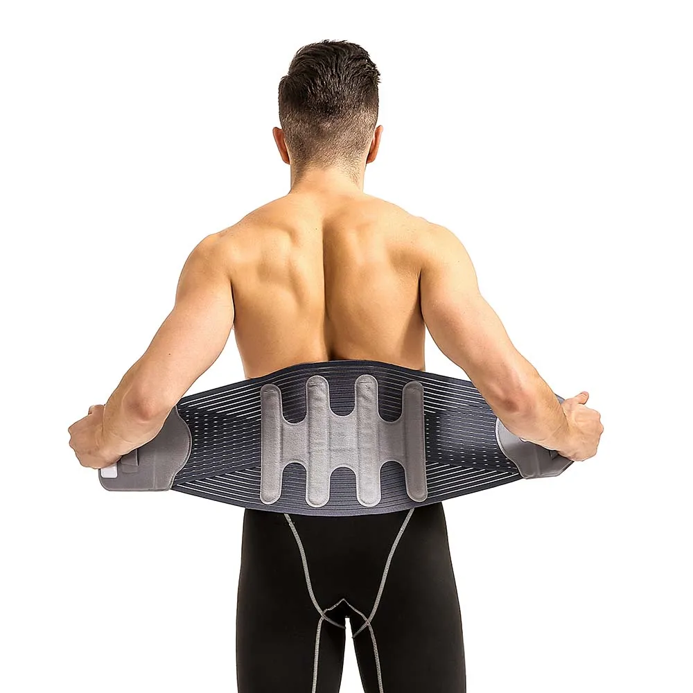 

Lower Back Support Brace Lumbar Waist Belt Back Pain Relief Gym Fitness Waist Compression Belt Men Women Spine Support Protector