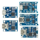 Зарядная плата type-cMicro USB, 1 шт., 5 В, 1 А, 18650 TP4056, модуль зарядного устройства литиевой батареи, с защитой, двойной функцией, 1 А, li-ion