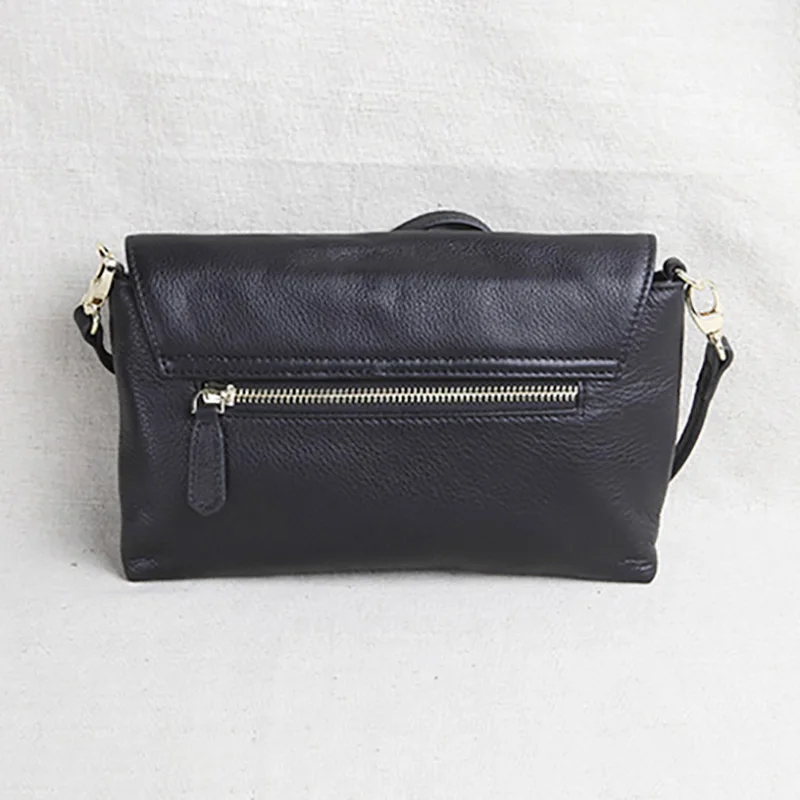 Женская Маленькая кожаная сумка AETOO стильная Наплечная Косынка маленькая