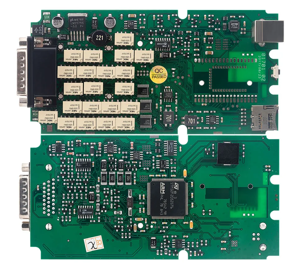 Один зеленый PCB CDP tcs pro многоязычный multidiag pro с bluetooth V2016R1 tcs pro obd2 диагностический инструмент