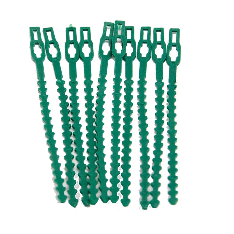 Регулируемые пластиковые кабельные стяжки для растений 50 шт. 13/17 см садовые