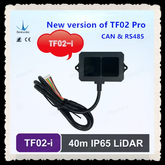 New Benewake TF02-i mid-range distance sensor 1000Hz Frame Rate&amp40m&ampCAN/RS485 Operating Range Lidar Module for Indoor/Outdoor |